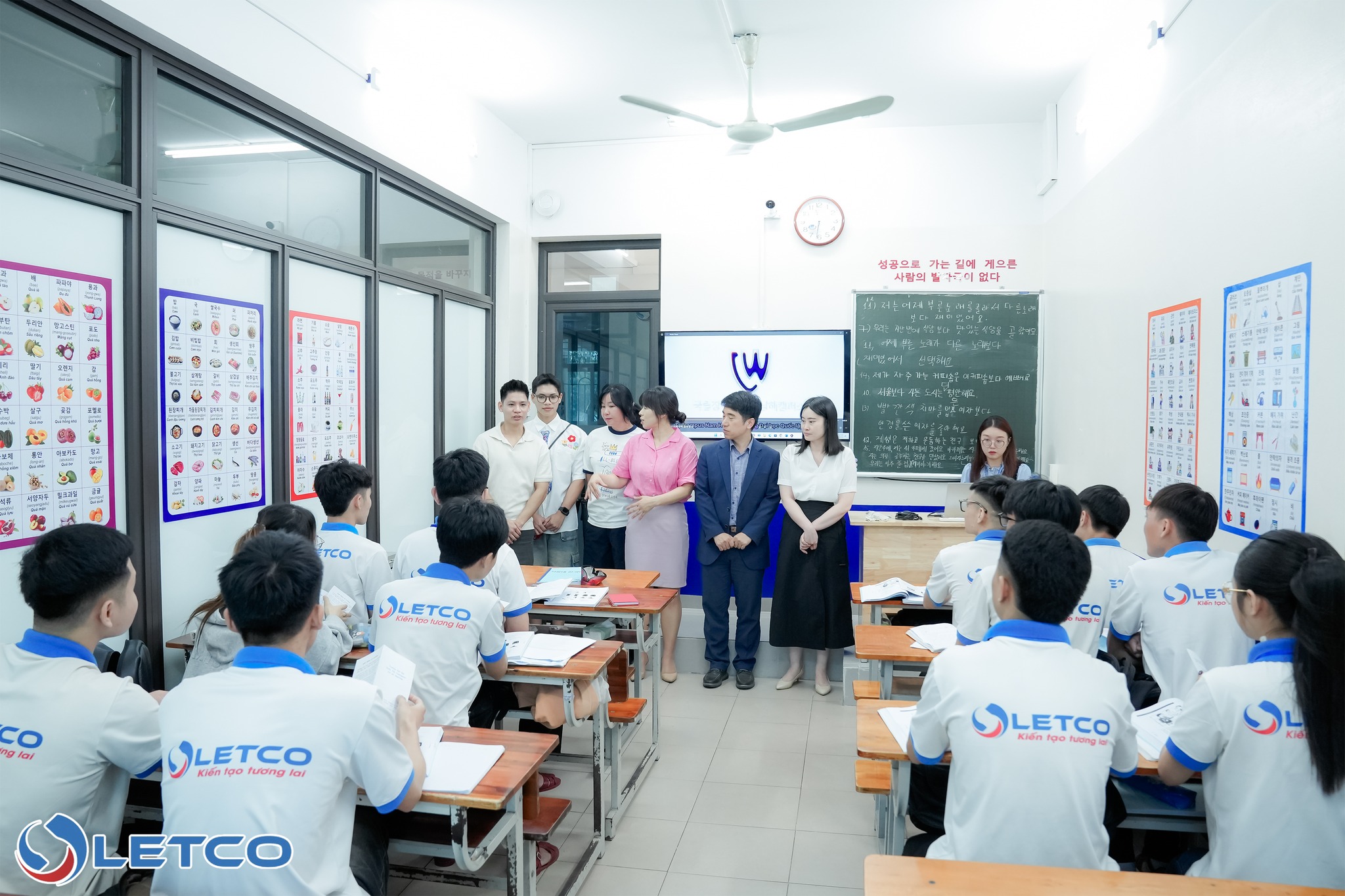Trường NAMHAE thăm trung tâm Đào Tạo LETCO