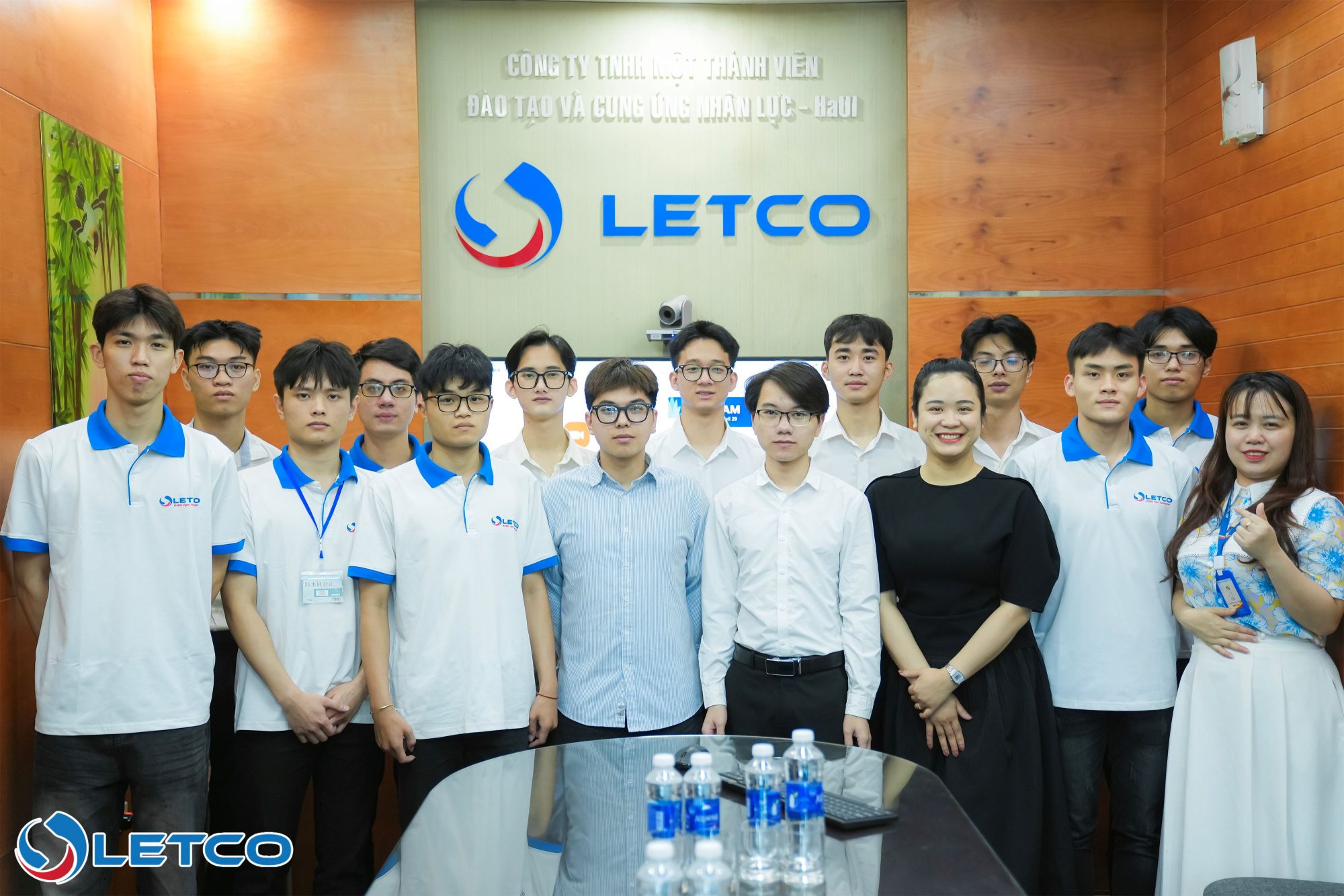 Lớp học tại LETCO phỏng vấn với trường Hàn Quốc
